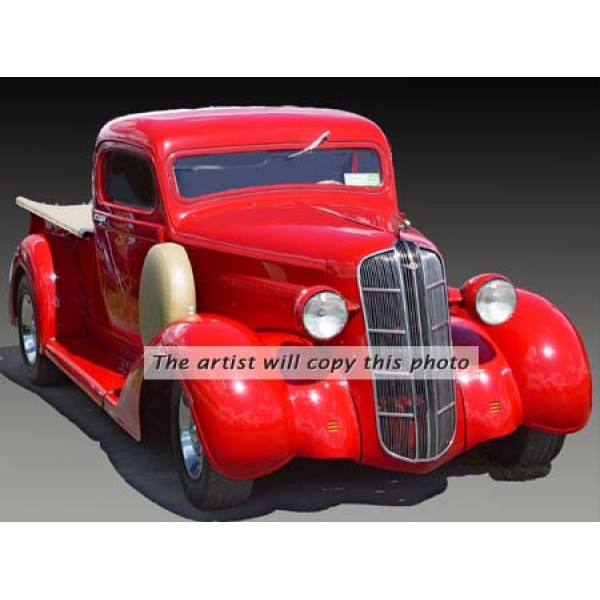 1936 Dodge Pick Up Street Rod Product Code CAHR014 Size 23 x 31