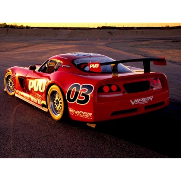Dodge Viper Competition Coupe rear Product Code CASDV014 Size 23 x 31